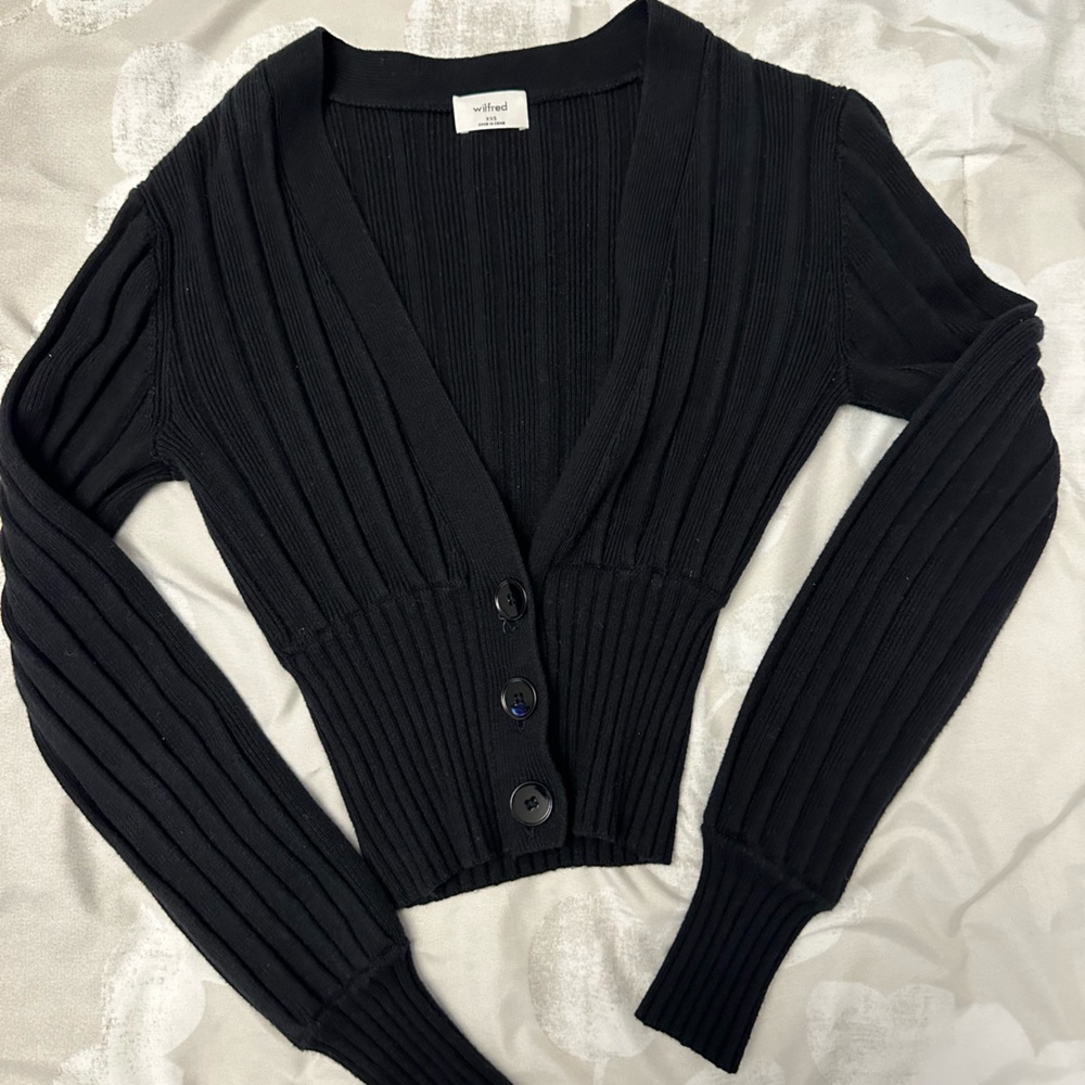 Aritzia Plunge Front Sweater